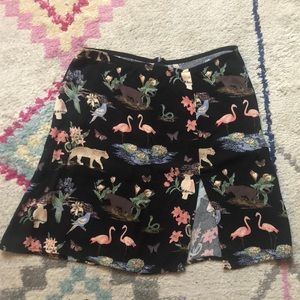 Reformation Margot Skirt in Animal Print